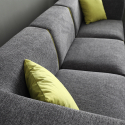 Moderne modulaire stoffen 3-zitsbank met poef Jantra Keuze