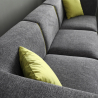 Moderne modulaire stoffen 3-zitsbank met poef Jantra Keuze