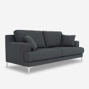 Scandinavische stijl stoffen 3-zitsbank Yana Korting