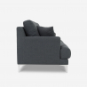 Scandinavische stijl stoffen 3-zitsbank Yana Kortingen