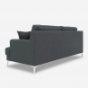 Scandinavische stijl stoffen 3-zitsbank Yana Catalogus