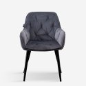 Design fauteuil fluweel beklede woonkamer stoel  Nirvana Chesterfield Karakteristieken
