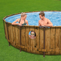 Bovengronds rond zwembad Bestway 56977 met vensters 549x122cm Aanbod