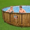 Bovengronds rond zwembad Bestway 56977 met vensters 549x122cm Aanbod