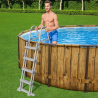 Bovengronds rond zwembad Bestway 56977 met vensters 549x122cm Kortingen