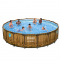 Bovengronds rond zwembad Bestway 56977 met vensters 549x122cm Aanbieding