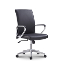 Elegante ergonomische bureaustoel van staal en kunstleer Cursus Aanbieding