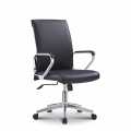 Elegante ergonomische bureaustoel van staal en kunstleer Cursus Aanbieding