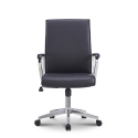Elegante ergonomische bureaustoel van staal en kunstleer Cursus Aanbod