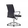 Elegante ergonomische bureaustoel van staal en kunstleer Cursus Kortingen