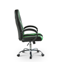 Qatar Emerald in hoogte verstelbare ergonomische sport faux lederen gaming bureau stoel Korting