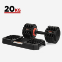 Dumbbell Instelbaar gewicht variabele belasting cross training gym 20kg Oonda Aanbod