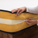 Traagschuim eenpersoons matras 7 zones met afneembare hoes 25cm 80x190cm Veradea Catalogus