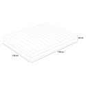 Twijfelaar springveermatras met geheugengel 25 cm 120x190cm Veradea Keuze