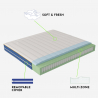 Memory foam matras 25 cm 160x190cm Veradea Korting