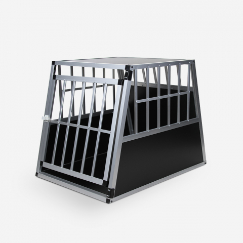 Box voor honden stevige aluminium bench drager 65 x 91 x 69 cm Skaut L Aanbieding