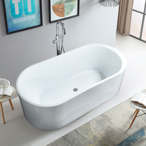 Vrijstaande ovale badkuip fiberglass acryl hars Phuket Aanbieding