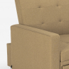 Eenpersoons fauteuil bed met armleuningen modern design ruimtebespaarder BROOKE Aankoop