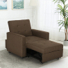 Modern design eenpersoons fauteuil bed met armleuningen Brooke Verkoop