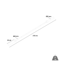 Olympische stalen halterstang voor dames 210 cm 15 kg 50 mm Sandayu Voorraad