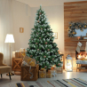 Kunstmatige versierde ecologische kerstboom 210 cm Tampere