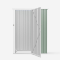 Tuinhuis schuur van groen gegalvaniseerd plaatstaal 143x89x186 cm Amalfi NATURE Catalogus