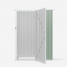 Tuinhuis schuur van groen gegalvaniseerd plaatstaal 143x89x186 cm Amalfi NATURE Catalogus