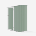 Tuinhuis schuur van groen gegalvaniseerd plaatstaal 143x89x186 cm Amalfi NATURE Korting