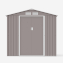 Tuinhuis schuur van gegalvaniseerd plaatstaal 213x127x195 cm Chalet Catalogus