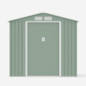 Tuinhuis schuur van gegalvaniseerd plaatstaal 213x127x195 cm Chalet NATURE Catalogus