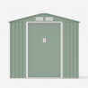 Tuinhuis schuur van gegalvaniseerd plaatstaal 213x127x195 cm Chalet NATURE Catalogus
