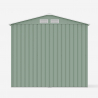 Tuinhuis schuur van gegalvaniseerd plaatstaal 213x127x195 cm Chalet NATURE Keuze