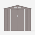 Tuinhuis schuur van gegalvaniseerd plaatstaal voor tuingereedschap 213x191x195 cm St.Moritz Catalogus