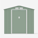 Tuinhuis schuur van gegalvaniseerd plaatstaal 213x191x195 cm St.Moritz NATURE Voorraad