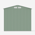 Tuinhuis schuur van gegalvaniseerd plaatstaal 213x191x195 cm St.Moritz NATURE Keuze