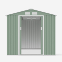 Tuinhuis schuur van gegalvaniseerd plaatstaal 213x191x195 cm St.Moritz NATURE Catalogus