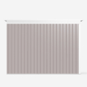 Tuinhuis schuur van gegalvaniseerd plaatstaal 257x142x184 cm Tyrol Keuze