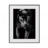 Zwart-wit fotoprint dier panter 40x50cm Variety Pardus Verkoop