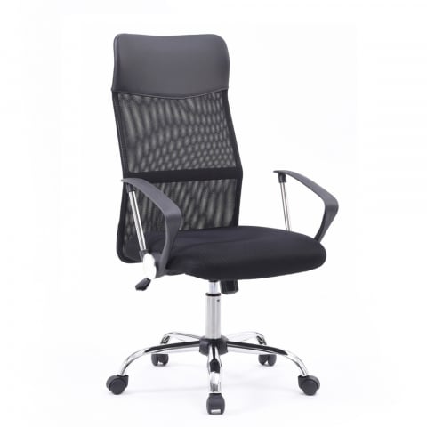Bureaustoel ergonomische gestoffeerde fauteuil ademende stof Adflatus