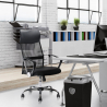Bureaustoel ergonomische gestoffeerde fauteuil ademende stof Adflatus Keuze