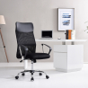 Bureaustoel ergonomische gestoffeerde fauteuil ademende stof Adflatus Verkoop