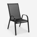 Buiten tuinset met 2 moderne stoelen 1 ronde klaptafel Kumis Catalogus