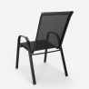 Buiten tuinset met 2 moderne stoelen 1 ronde klaptafel Kumis Voorraad