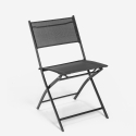 Set van 2 stoelen met vierkante tafel voor tuin opvouwbaar modern design SODA Kortingen