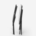 Set van 2 stoelen met vierkante tafel voor buiten opvouwbaar modern design Soda Keuze