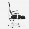 ergonomisch Gaming stoel futuristisch ontwerp ademende rugleuning met voetsteun Gordian Plus Model