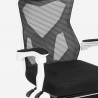 ergonomisch Gaming stoel futuristisch ontwerp ademende rugleuning met voetsteun Gordian Plus Afmetingen