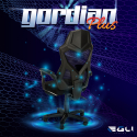 Gordian Plus Dark futuristisch ontwerp stoel ergonomisch en ademend gaming design Verkoop