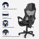 Gordian Plus Dark futuristisch ontwerp stoel ergonomisch en ademend gaming design Korting