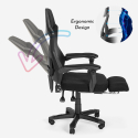 Gordian Plus Dark futuristisch ontwerp stoel ergonomisch en ademend gaming design Voorraad